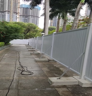 洪湖公园——深圳PVC围挡施工“建设园区”工地材料选择之道